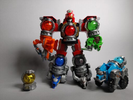 Power Rangers Cosmic Fury Kyuranger DX KyurenOh + Scorpion SASORI Grizzly OGUMA
